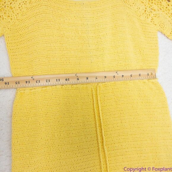 NEW Spell LET THE SUNSHINE IN CROCHET MINI DRESS, M - Picture 8 of 16